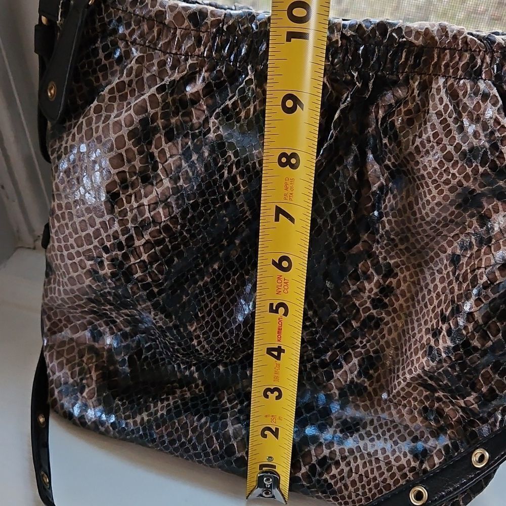 Sondra Roberts Snake Print Shoulder Bag - Picture 8 of 10